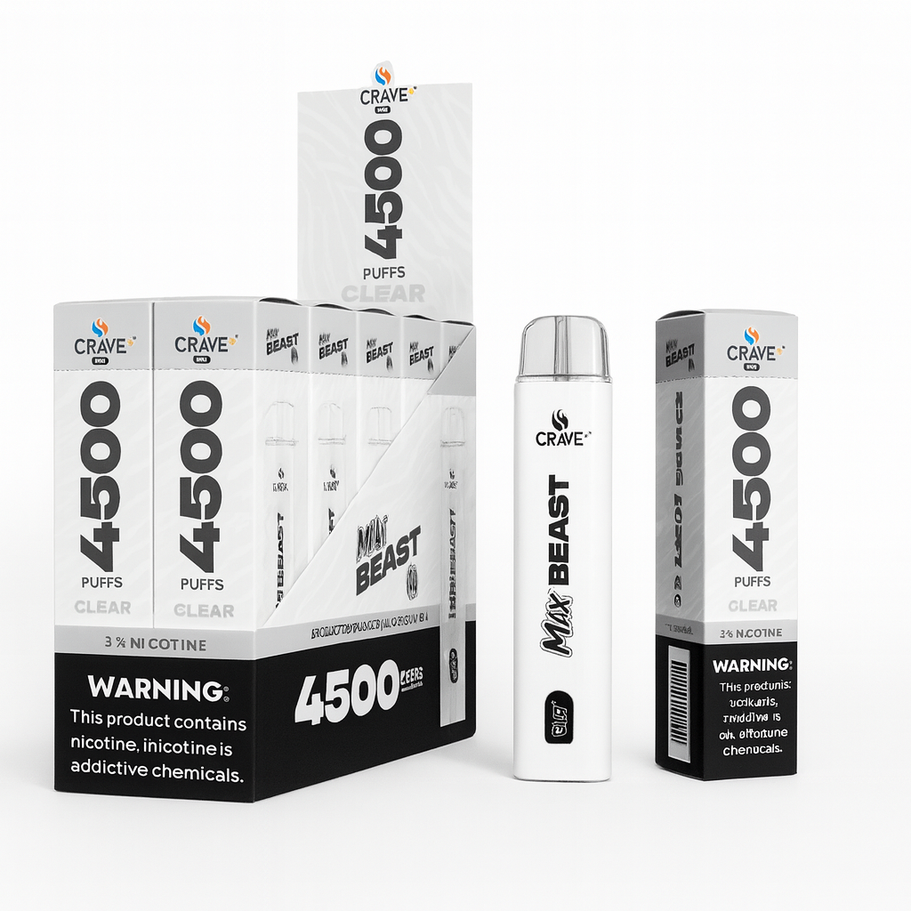 Crave Max Beast Clear 4500 Puffs