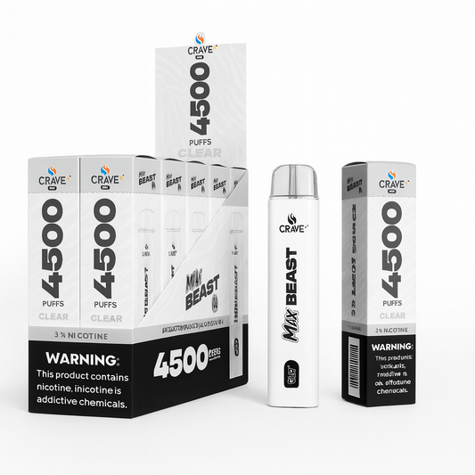 Crave Max Beast Clear 4500 Puffs